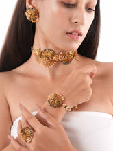 Wisteria Choker Set  Gold